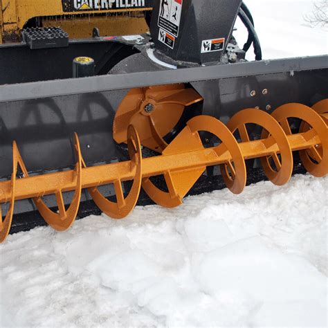 attachments skid steer snow blowers|snowblower attachment for skid steer.